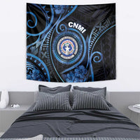 Northern Mariana Islands Tapestry Ocean Floral Pattern LT05