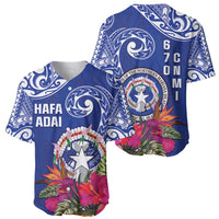 Hafa Adai Northern Mariana Islands Baseball Jersey Polynesian Tribal Pattern LT05 - Polynesian Pride