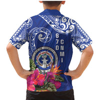 Hafa Adai Northern Mariana Islands Family Matching Mermaid Dress and Hawaiian Shirt Polynesian Tribal Pattern LT05 - Polynesian Pride