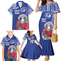 Hafa Adai Northern Mariana Islands Family Matching Mermaid Dress and Hawaiian Shirt Polynesian Tribal Pattern LT05 - Polynesian Pride