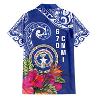 Hafa Adai Northern Mariana Islands Family Matching Short Sleeve Bodycon Dress and Hawaiian Shirt Polynesian Tribal Pattern LT05 - Polynesian Pride