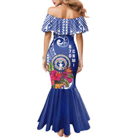 Hafa Adai Northern Mariana Islands Mermaid Dress Polynesian Tribal Pattern LT05 - Polynesian Pride