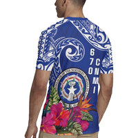 Hafa Adai Northern Mariana Islands Rugby Jersey Polynesian Tribal Pattern LT05 - Polynesian Pride
