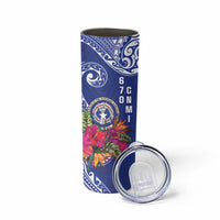 Hafa Adai Northern Mariana Islands Skinny Tumbler Polynesian Tribal Pattern LT05 - Polynesian Pride