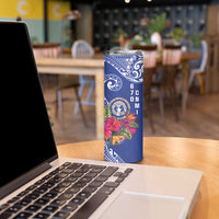 Hafa Adai Northern Mariana Islands Skinny Tumbler Polynesian Tribal Pattern LT05 - Polynesian Pride