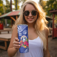 Hafa Adai Northern Mariana Islands Skinny Tumbler Polynesian Tribal Pattern LT05 - Polynesian Pride