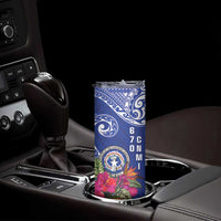 Hafa Adai Northern Mariana Islands Skinny Tumbler Polynesian Tribal Pattern LT05 - Polynesian Pride