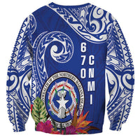 Hafa Adai Northern Mariana Islands Sweatshirt Polynesian Tribal Pattern LT05 - Polynesian Pride