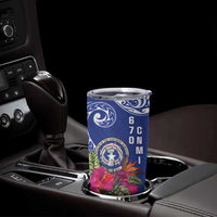 Hafa Adai Northern Mariana Islands Tumbler Cup Polynesian Tribal Pattern LT05 - Polynesian Pride