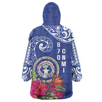 Hafa Adai Northern Mariana Islands Wearable Blanket Hoodie Polynesian Tribal Pattern LT05 - Polynesian Pride