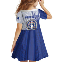 Personalized Northern Mariana Islands Kid Short Sleeve Dress CNMI Seal LT05 - Polynesian Pride
