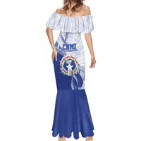 Personalized Northern Mariana Islands Mermaid Dress CNMI Seal LT05 - Polynesian Pride