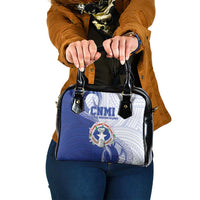 Northern Mariana Islands Shoulder Handbag CNMI Seal LT05 One Size Blue - Polynesian Pride