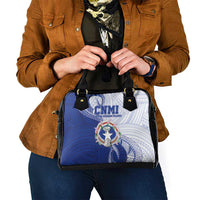 Northern Mariana Islands Shoulder Handbag CNMI Seal LT05 - Polynesian Pride