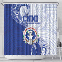 Northern Mariana Islands Shower Curtain CNMI Seal LT05 - Polynesian Pride