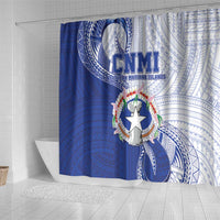 Northern Mariana Islands Shower Curtain CNMI Seal LT05 - Polynesian Pride