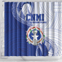 Northern Mariana Islands Shower Curtain CNMI Seal LT05 - Polynesian Pride
