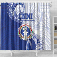 Northern Mariana Islands Shower Curtain CNMI Seal LT05 - Polynesian Pride
