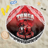Rugby Tonga MMT Beach Blanket Mana O Tonga LT05 One Size 150cm Red - Polynesian Pride