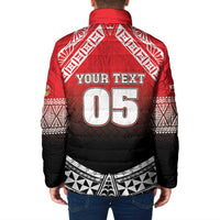 Custom Rugby Tonga MMT Padded Jacket Mana O Tonga LT05 - Polynesian Pride