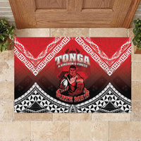 Rugby Tonga MMT Rubber Doormat Mana O Tonga LT05 Red - Polynesian Pride