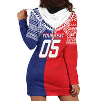 Custom Rugby Samoa And Tonga Hoodie Dress Toa Samoa With Mate Maa LT05 - Polynesian Pride
