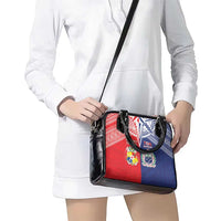 Rugby Samoa And Tonga Shoulder Handbag Toa Samoa With Mate Maa - Polynesian Pride