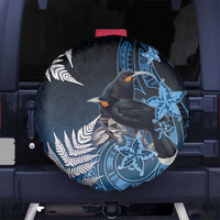 New Zealand Huia Bird Spare Tire Cover Aotearoa Maori Pattern