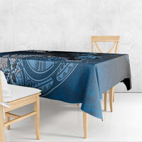 New Zealand Huia Bird Tablecloth Aotearoa Maori Pattern