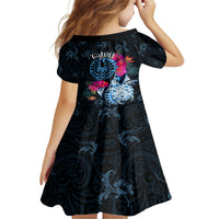 Tahiti Ia Orana Family Matching Tank Maxi Dress and Hawaiian Shirt Polynesian Turtle With Coat Of Arms LT05 - Polynesian Pride