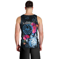 Tahiti Ia Orana Men Tank Top Polynesian Turtle With Coat Of Arms LT05 - Polynesian Pride