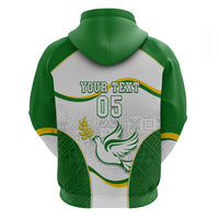Custom Tailevu Rugby Zip Hoodie Fiji Tapa Pattern LT05 - Polynesian Pride