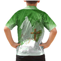 Happy Palm Sunday Family Matching Mermaid Dress and Hawaiian Shirt With Polynesian Pattern LT05 - Polynesian Pride