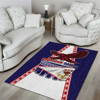 American Samoa Flag Day Area Rug Flag Style