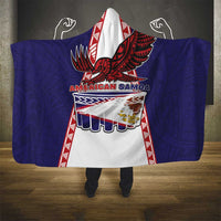 American Samoa Flag Day Hooded Blanket Flag Style