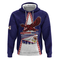Personalised American Samoa Flag Day Hoodie Flag Style