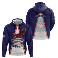 Personalised American Samoa Flag Day Hoodie Flag Style