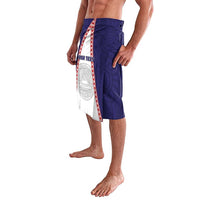 Personalised American Samoa Flag Day Lavalava Flag Style