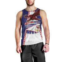 Personalised American Samoa Flag Day Men Tank Top Flag Style