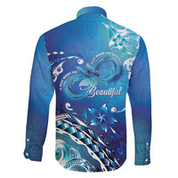 Polynesia Autism Awareness Family Matching Summer Maxi Dress and Hawaiian Shirt Be In Awe Of My 'Tism