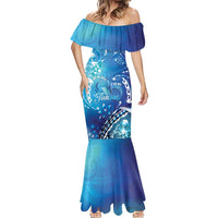 Polynesia Autism Awareness Mermaid Dress Be In Awe Of My 'Tism