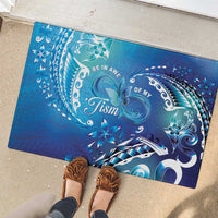 Polynesia Autism Awareness Rubber Doormat Be In Awe Of My 'Tism