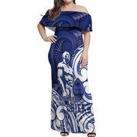 Guam Chief Kepuha Off Shoulder Maxi Dress Chamorro Pride