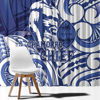 Guam Chief Kepuha Window Curtain Chamorro Pride