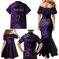 Personalised Lupus Warrior Family Matching Mermaid Dress and Hawaiian Shirt Never Give Up Polynesian Style