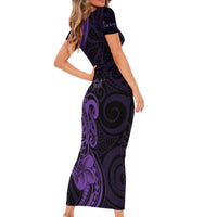 Personalised Lupus Warrior Family Matching Short Sleeve Bodycon Dress and Hawaiian Shirt Never Give Up Polynesian Style