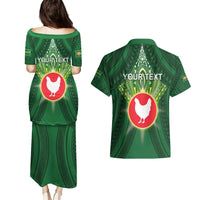 Personalized American Samoa Manu'a Cession Day Couples Matching Puletasi and Hawaiian Shirt With Polynesian Pattern LT05 - Polynesian Pride