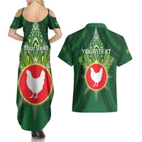 Personalized American Samoa Manu'a Cession Day Couples Matching Summer Maxi Dress and Hawaiian Shirt With Polynesian Pattern LT05 - Polynesian Pride