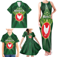 Personalized American Samoa Manu'a Cession Day Family Matching Tank Maxi Dress and Hawaiian Shirt With Polynesian Pattern LT05 - Polynesian Pride
