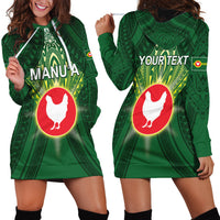Personalized American Samoa Manu'a Cession Day Hoodie Dress With Polynesian Pattern